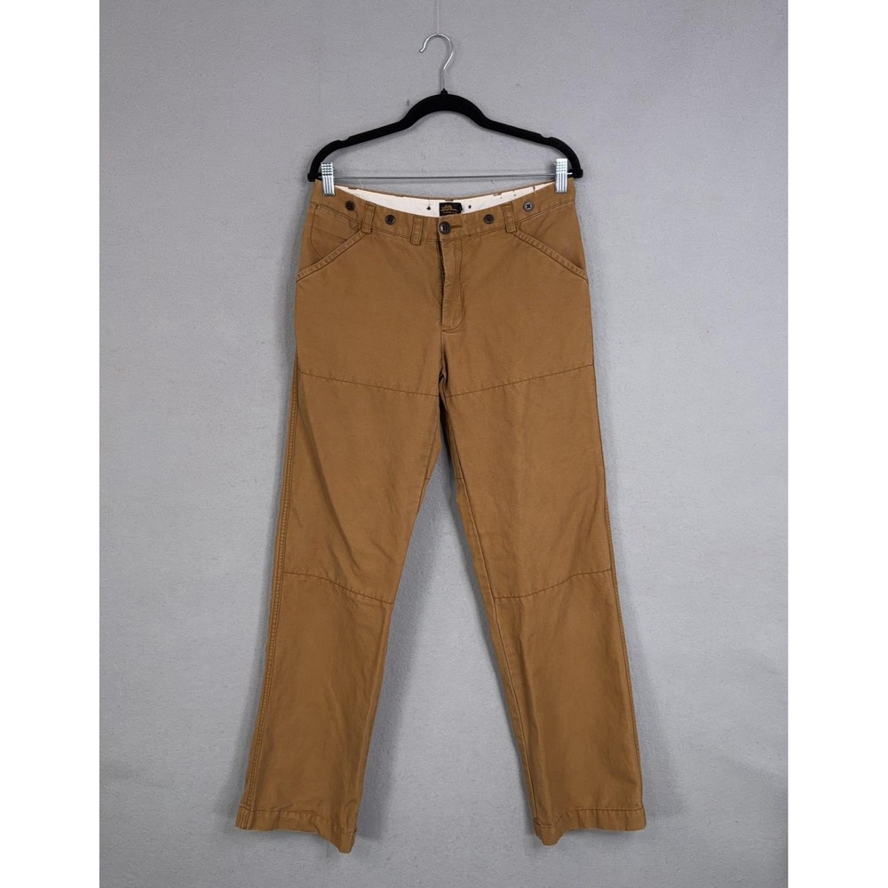 L.L. Bean Pants Womens 4 Brown Canvas Reinforced Seat Archive Field Trouser